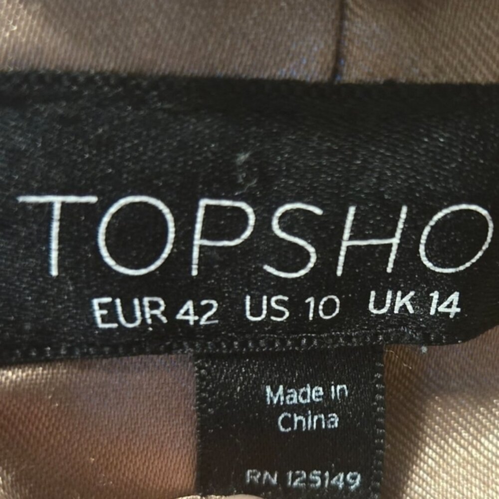 Topshop Cream Faux Fur Coat - Picture 10 of 11